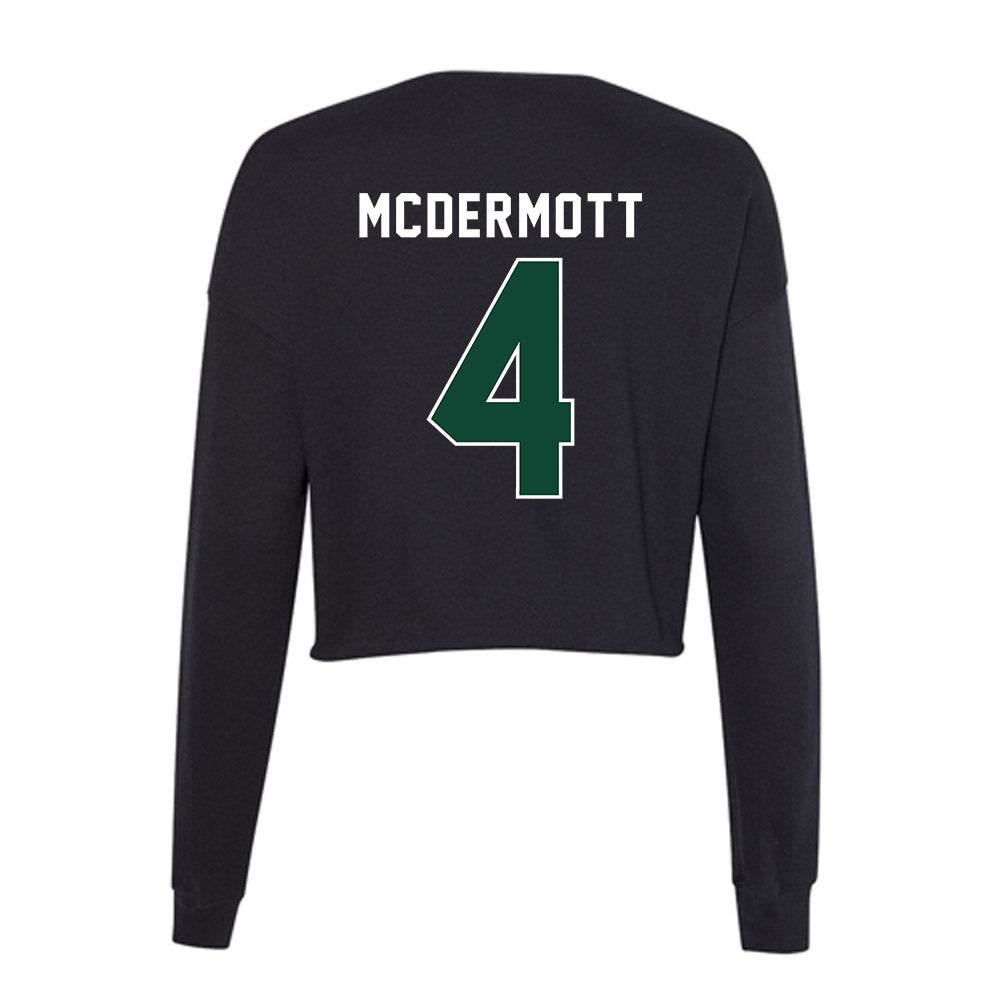 Miami - Women's Volleyball Alumni : Brooke McDermott - Women's Cropped Crew Fleece-1