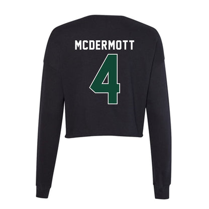 Miami - Women's Volleyball Alumni : Brooke McDermott - Women's Cropped Crew Fleece-1