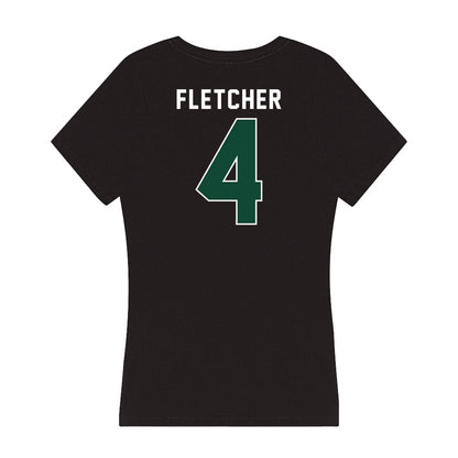 Miami - NCAA Football : Mark Fletcher - Women's V-Neck T-Shirt-1