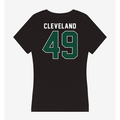 Miami - NCAA Baseball : Jackson Cleveland - Women's V-Neck T-Shirt-1