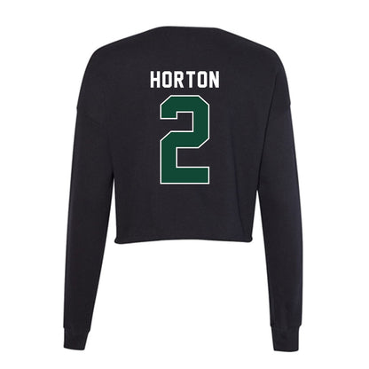 Miami - NCAA Football : Isaiah Horton - Women's Cropped Crew Fleece-1