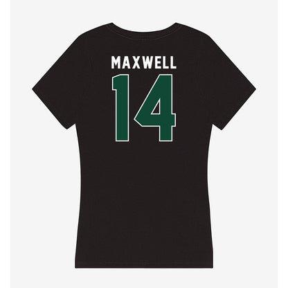 Miami - NCAA Women's Soccer : Taylor Maxwell - Women's V-Neck T-Shirt-1