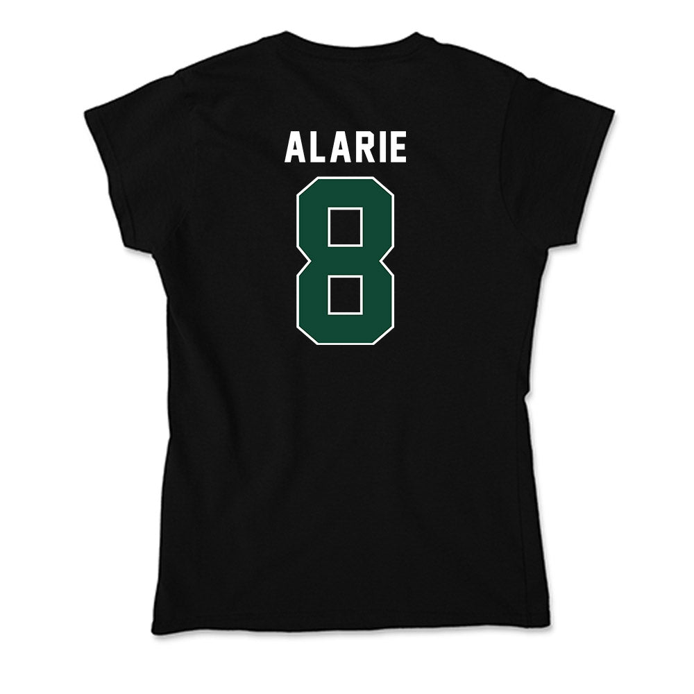 Miami - NCAA Men's Basketball : Xander Alarie - Soft Style Women’s T-Shirt-1