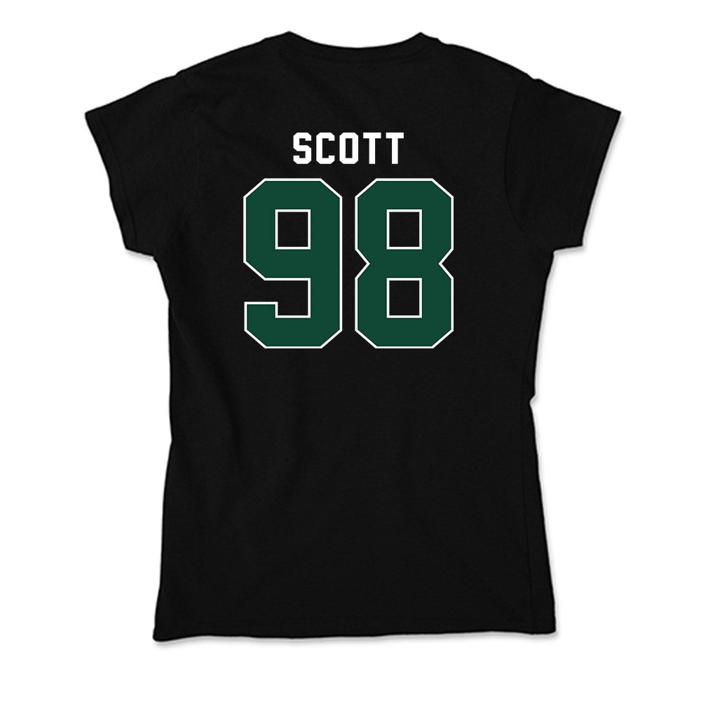 Miami - NCAA Football : Justin Scott - Soft Style Women’s T-Shirt-1