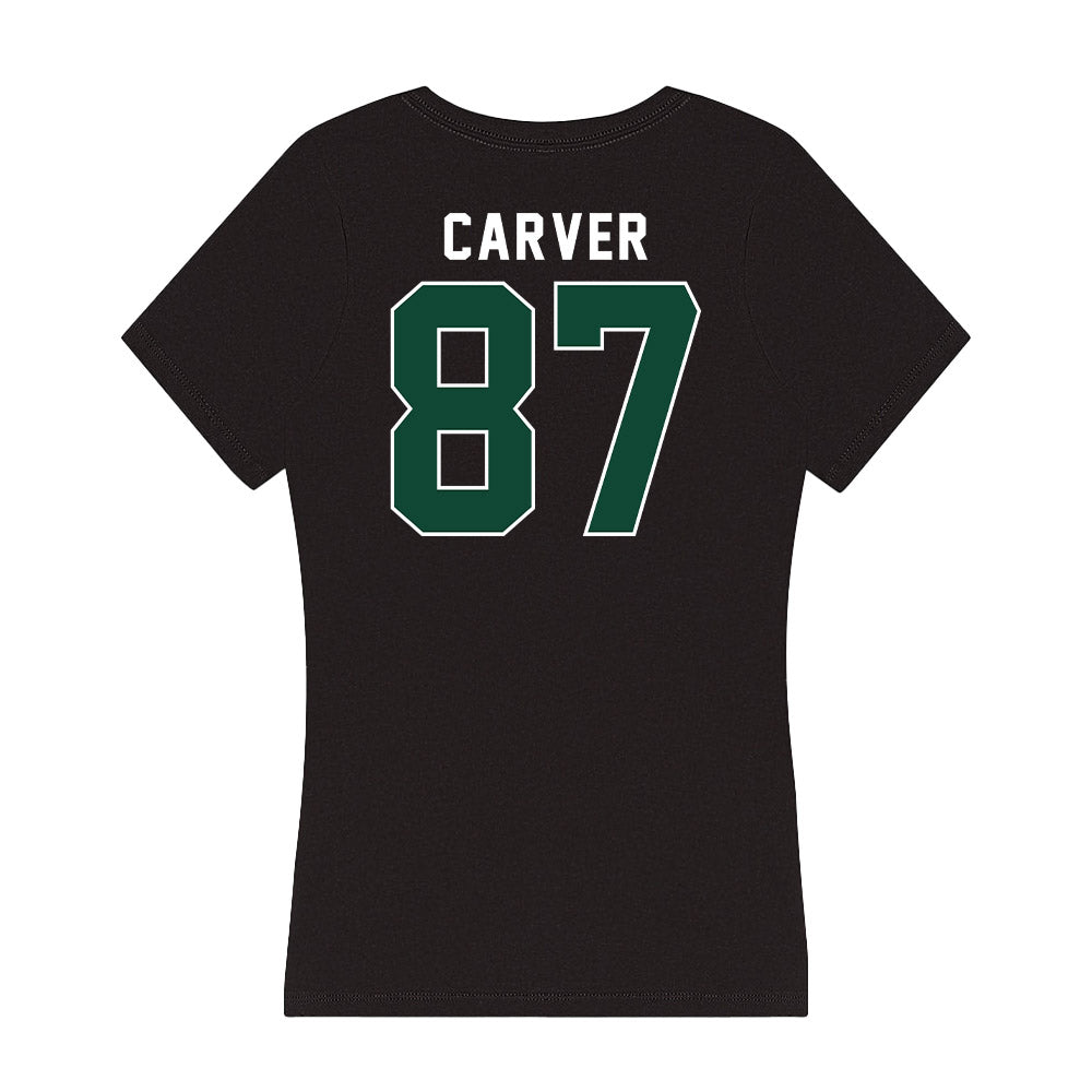 Miami - NCAA Football : Hunter Carver - Women's V-Neck T-Shirt-1