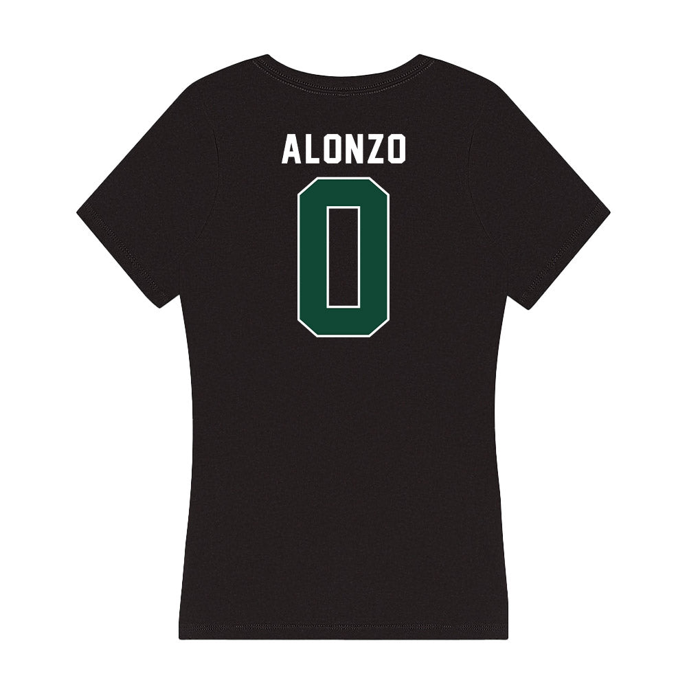 Miami - NCAA Women's Soccer : Vikki Alonzo - Women's V-Neck T-Shirt-1