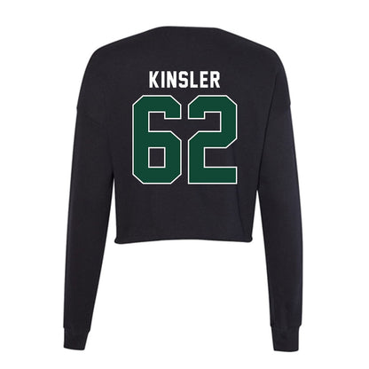 Miami - NCAA Football : Tommy Kinsler - Women's Cropped Crew Fleece-1