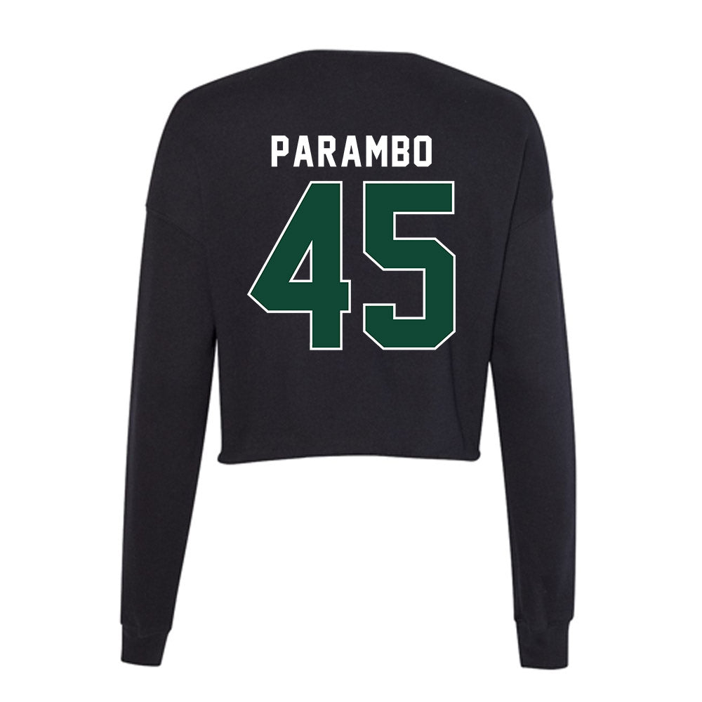 Miami - NCAA Football : Luke Parambo - Women's Cropped Crew Fleece-1