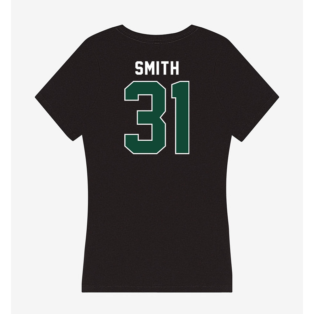 Miami - NCAA Baseball : Will Smith - Women's V-Neck T-Shirt-1