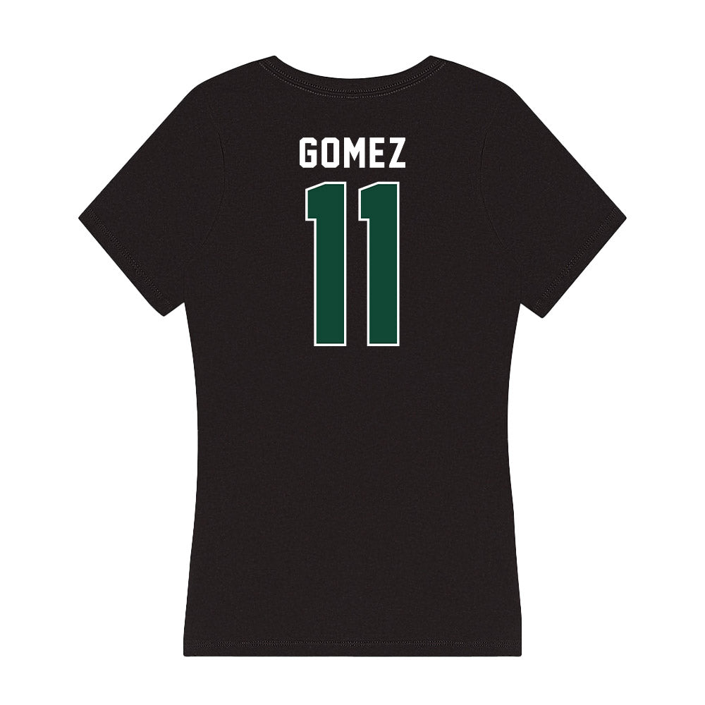 Miami - Women's Volleyball Alumni : Blair Gomez - Women's V-Neck T-Shirt-1