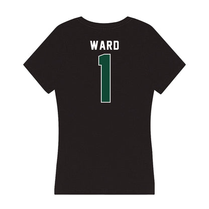 Miami - NCAA Football : Cam Ward - Women's V-Neck T-Shirt-1