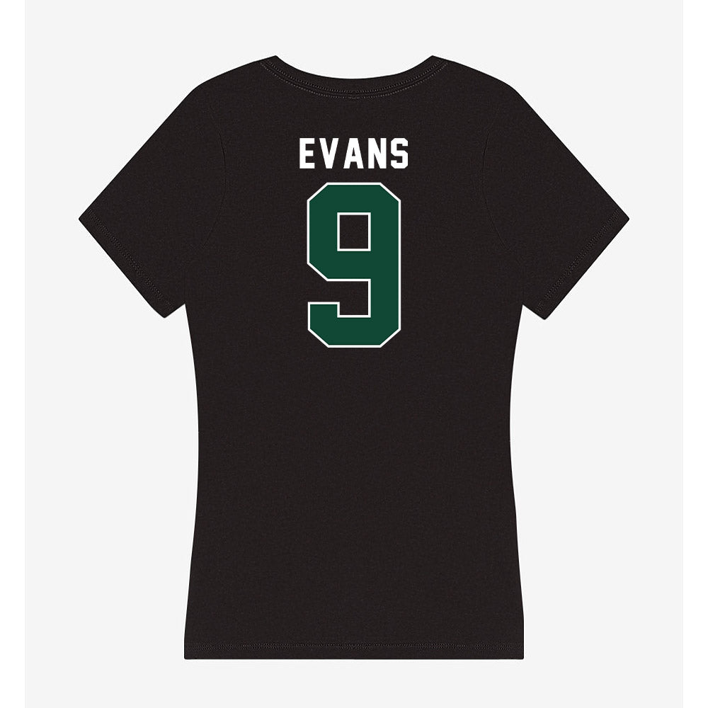Miami - NCAA Baseball : Rob Evans - Women's V-Neck T-Shirt-1
