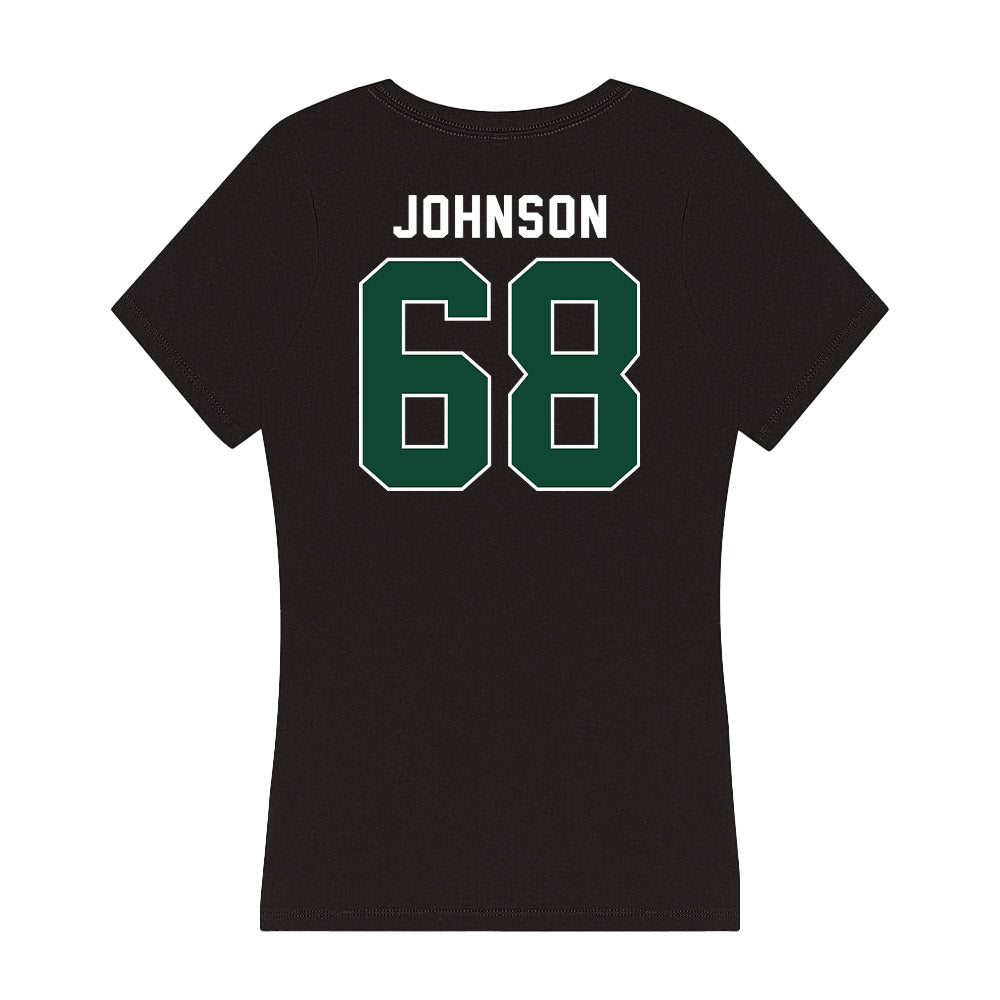 Miami - NCAA Football : Ian Johnson - Women's V-Neck T-Shirt-1