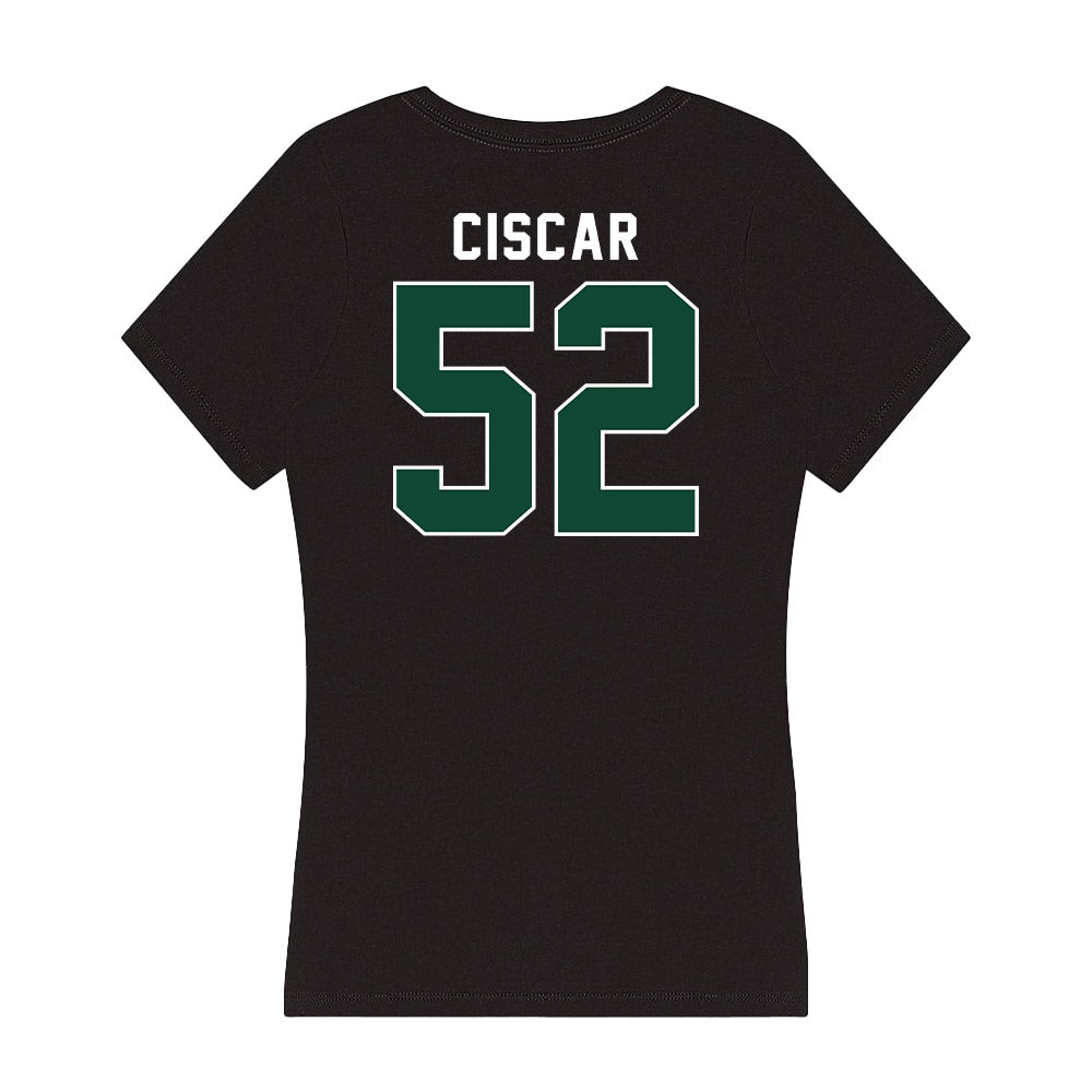 Miami - NCAA Baseball : Anthony Ciscar - Women's V-Neck T-Shirt-1