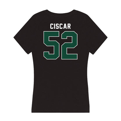 Miami - NCAA Baseball : Anthony Ciscar - Women's V-Neck T-Shirt-1