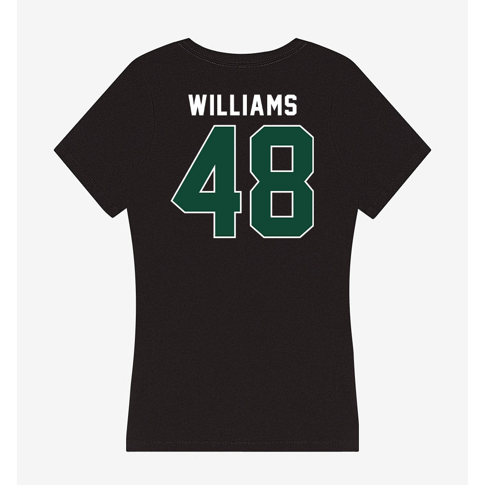 Miami - NCAA Football : Andres Williams - Women's V-Neck T-Shirt-1