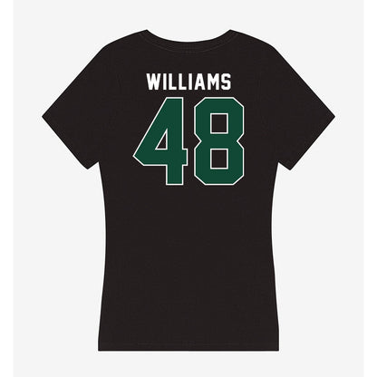 Miami - NCAA Football : Andres Williams - Women's V-Neck T-Shirt-1