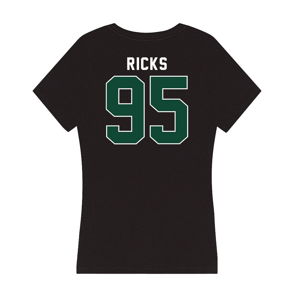 Miami - NCAA Football : Cooper Ricks - Women's V-Neck T-Shirt-1