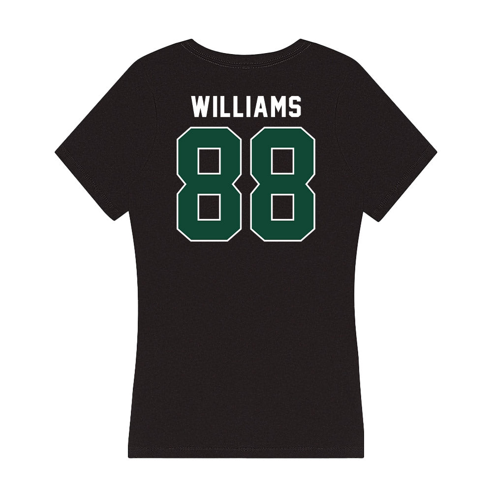 Miami - NCAA Football : Riley Williams - Women's V-Neck T-Shirt-1