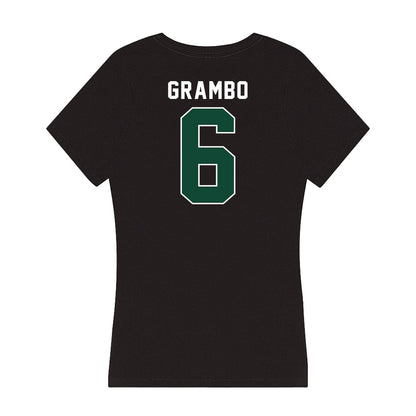 Miami - NCAA Women's Soccer : Tori Grambo - Women's V-Neck T-Shirt-1