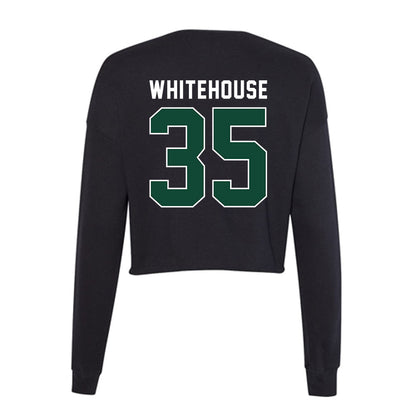 Miami - NCAA Football : Jack Whitehouse - Women's Cropped Crew Fleece-1