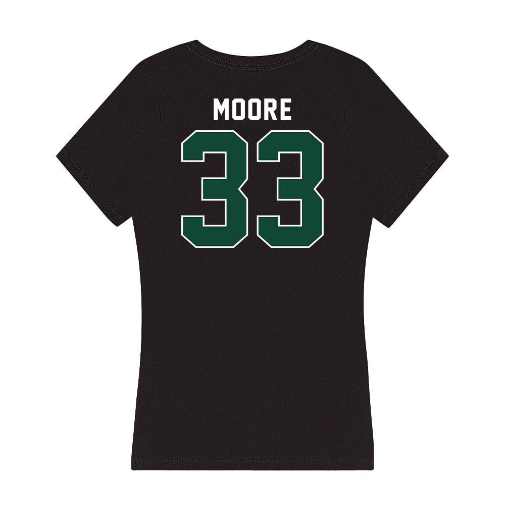 Miami - NCAA Women's Soccer : Hanna Moore - Women's V-Neck T-Shirt-1