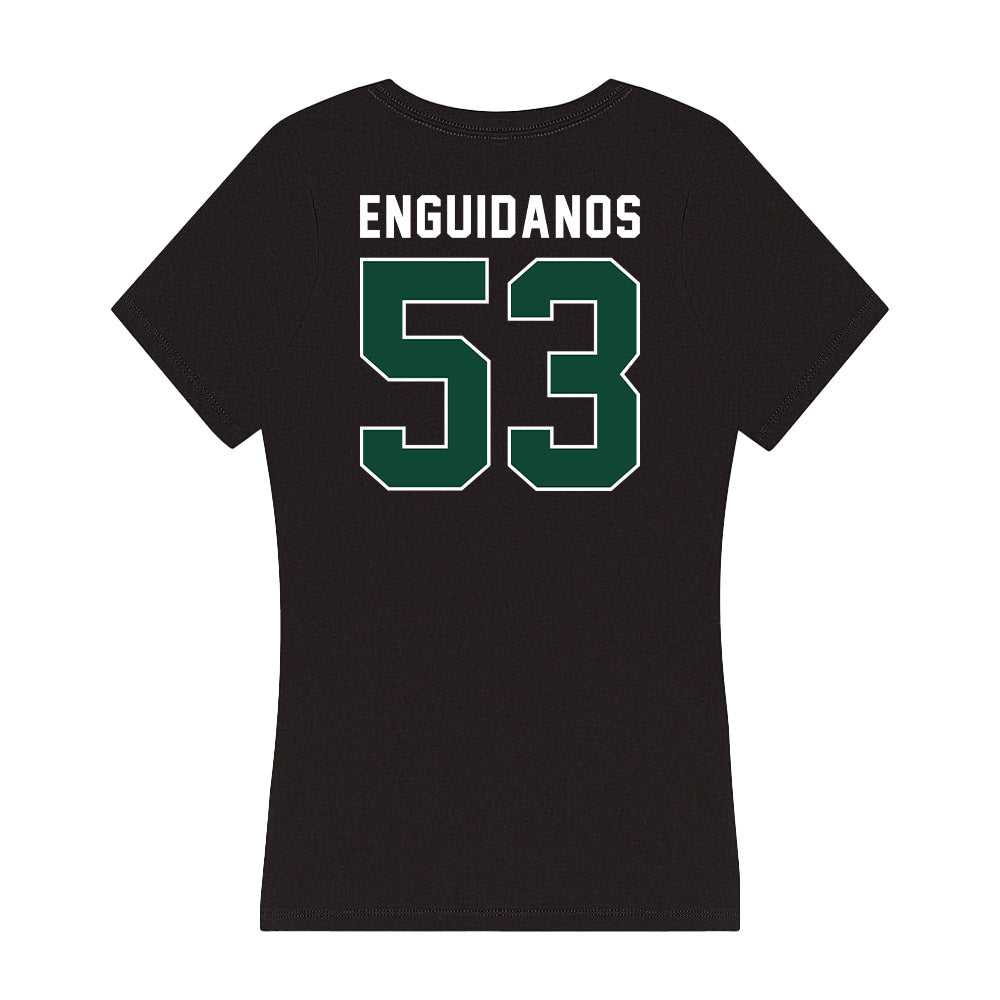 Miami - NCAA Football : Joey Enguidanos - Women's V-Neck T-Shirt-1