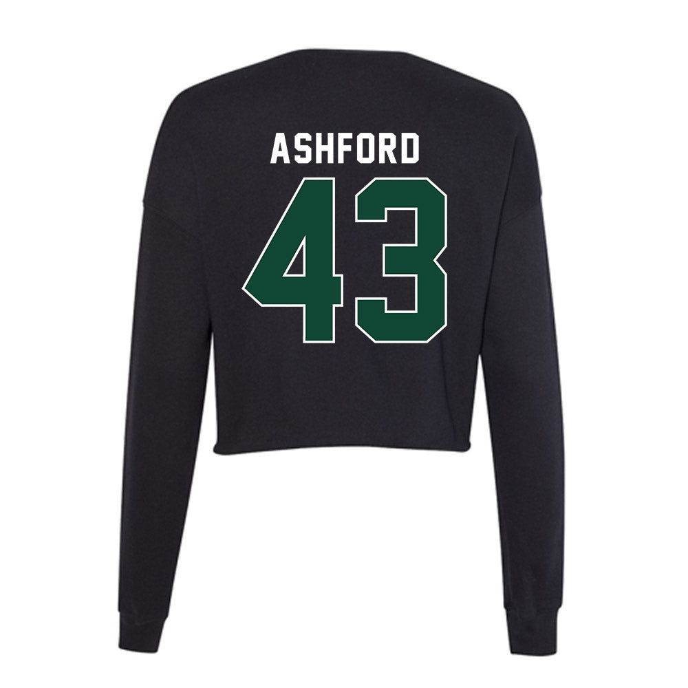 Miami - NCAA Baseball : Ryan Ashford - Women's Cropped Crew Fleece-1