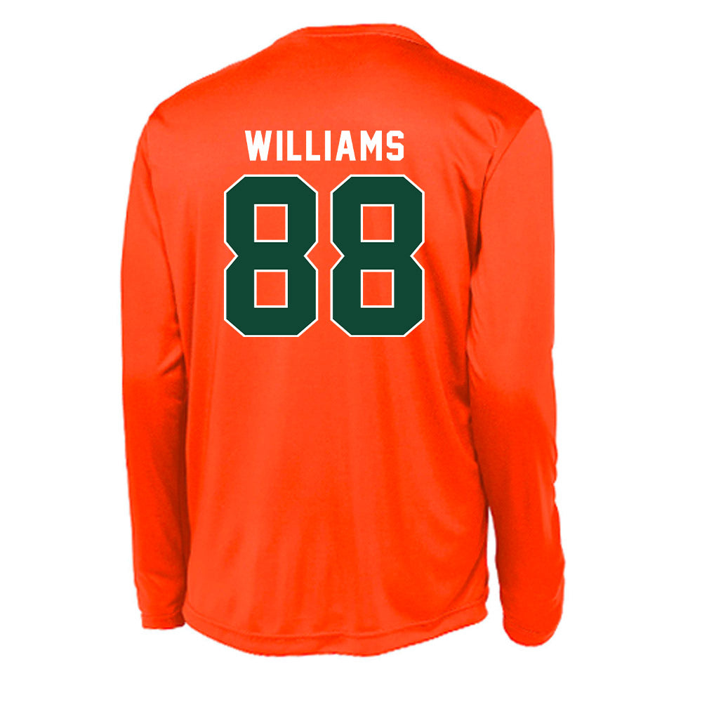 Miami - NCAA Football : Riley Williams - Activewear Long Sleeve T-Shirt