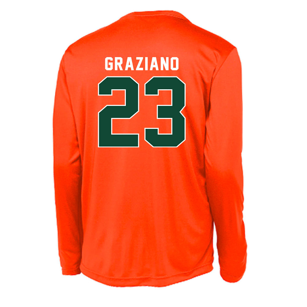 Miami - NCAA Women's Soccer : Faith Graziano - Activewear Long Sleeve T-Shirt