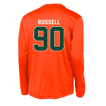 Miami - NCAA Football : Daylen Russell - Activewear Long Sleeve T-Shirt