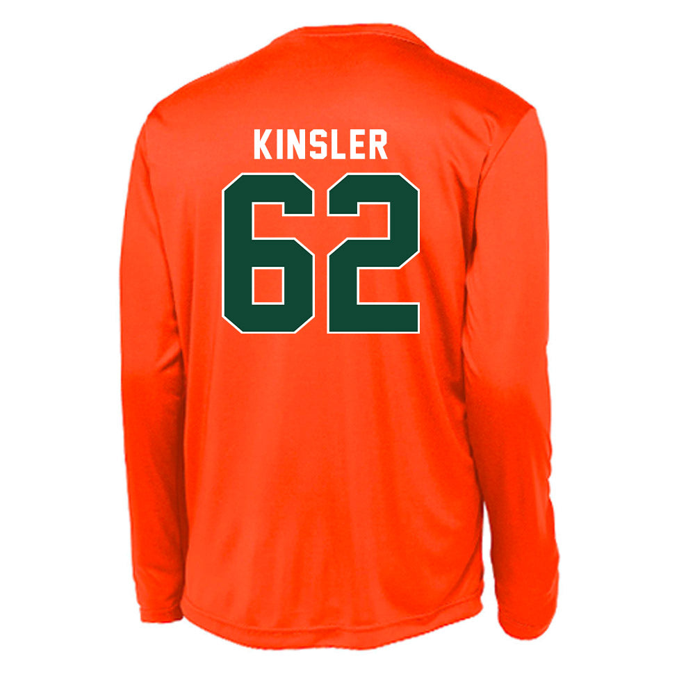 Miami - NCAA Football : Tommy Kinsler - Activewear Long Sleeve T-Shirt