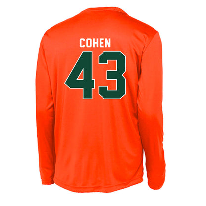 Miami - NCAA Football : Andrew Cohen - Activewear Long Sleeve T-Shirt