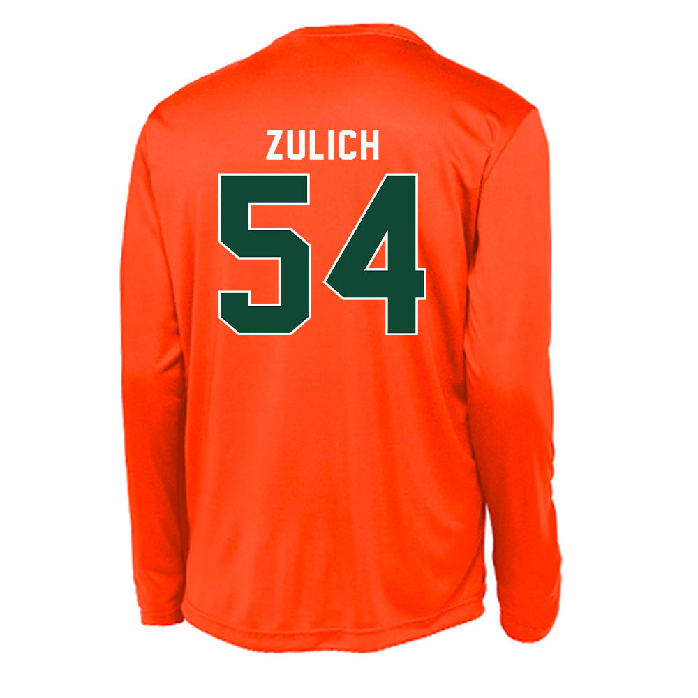 Miami - NCAA Women's Basketball : Sophia Zulich - Activewear Long Sleeve T-Shirt