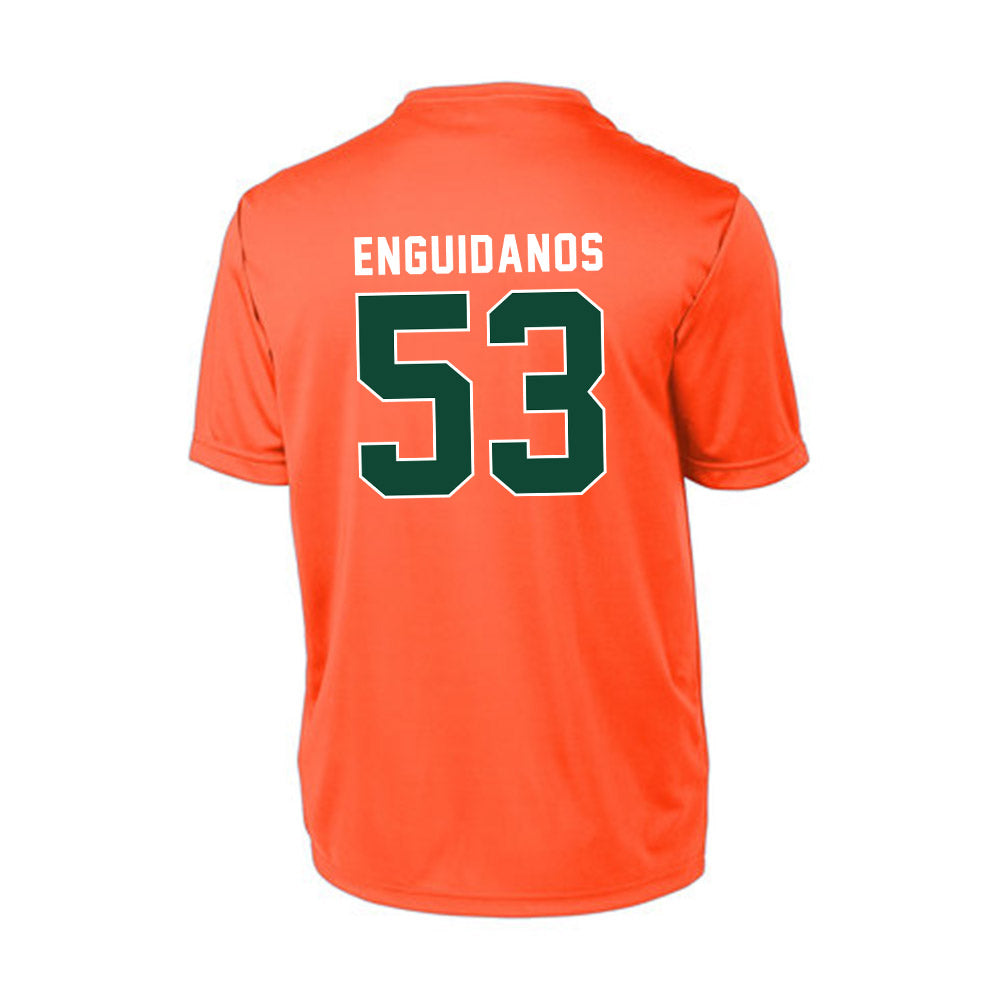 Miami - NCAA Football : Joey Enguidanos - Activewear T-shirt