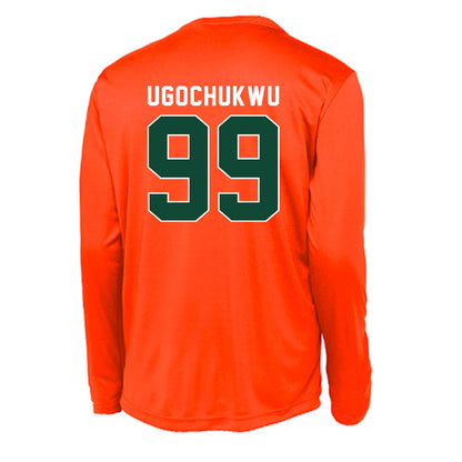 Miami - NCAA Men's Basketball : Divine-Collins Ugochukwu - Activewear Long Sleeve T-Shirt