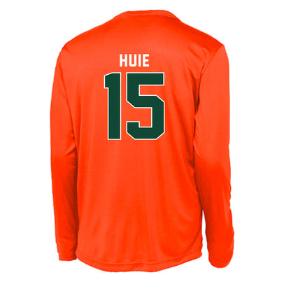 Miami - NCAA Men's Basketball : Kiree Huie - Activewear Long Sleeve T-Shirt