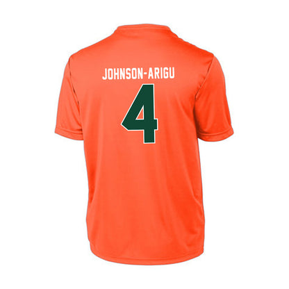 Miami - NCAA Men's Basketball : Isaiah Johnson-Arigu - Activewear T-shirt