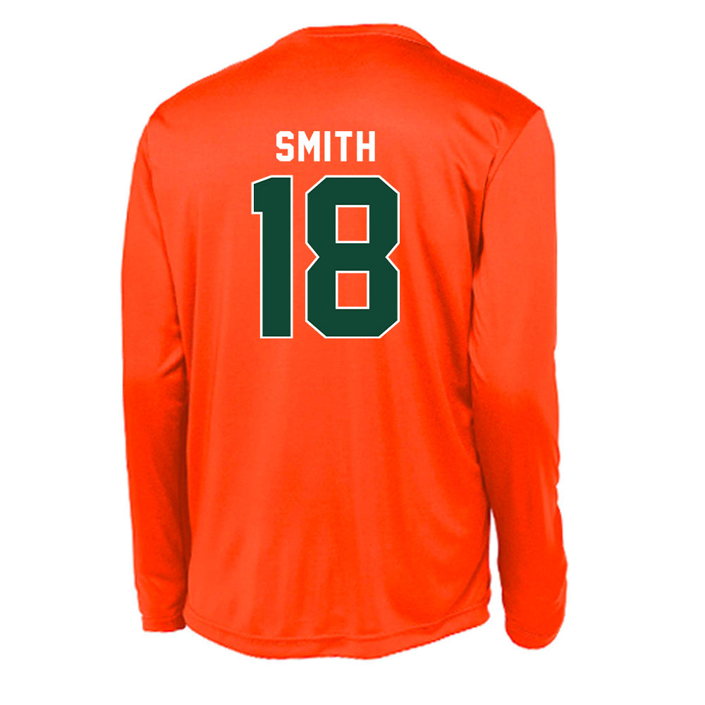 Miami - NCAA Football : Nikao Smith - Activewear Long Sleeve T-Shirt