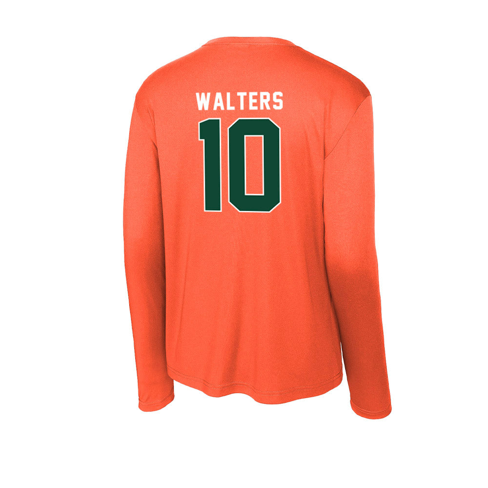 Miami - NCAA Baseball : Brian Walters - Activewear Long Sleeve T-Shirt-1