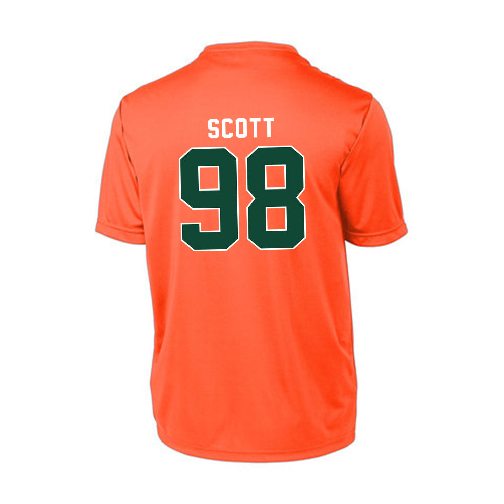 Miami - NCAA Football : Justin Scott - Activewear T-shirt