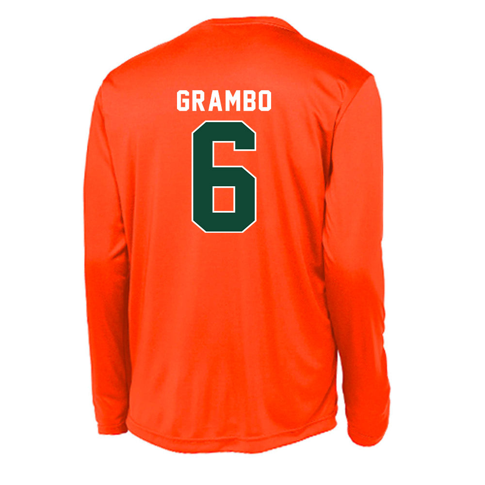 Miami - NCAA Women's Soccer : Tori Grambo - Activewear Long Sleeve T-Shirt