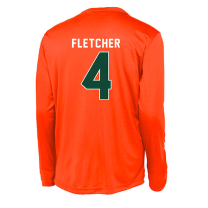 Miami - NCAA Football : Mark Fletcher - Activewear Long Sleeve T-Shirt