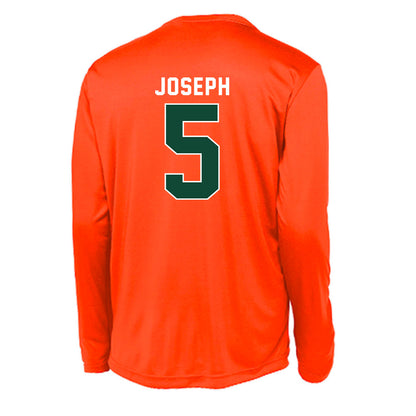 Miami - NCAA Football : Nathaniel Joseph - Activewear Long Sleeve T-Shirt