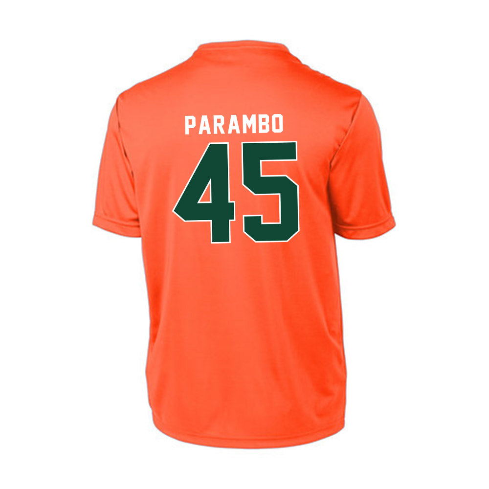 Miami - NCAA Football : Luke Parambo - Activewear T-shirt