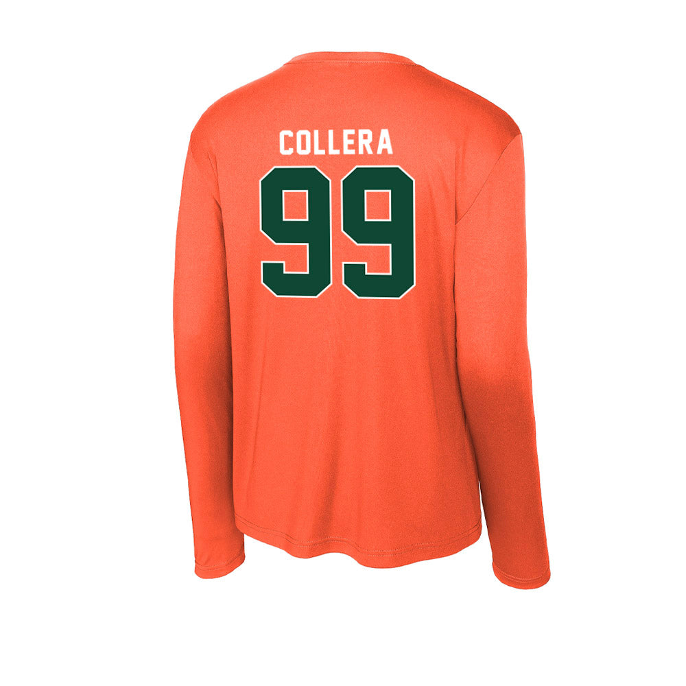 Miami - NCAA Baseball : Lazaro Collera - Activewear Long Sleeve T-Shirt-1