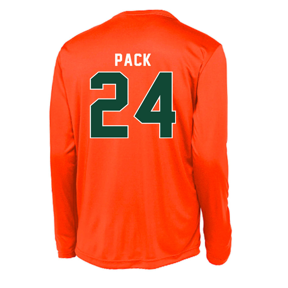 Miami - NCAA Men's Basketball : Nijel Pack - Activewear Long Sleeve T-Shirt