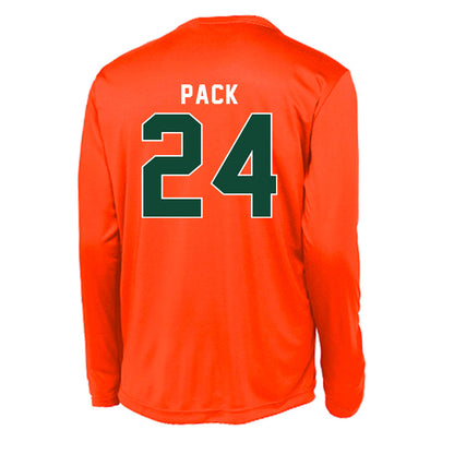 Miami - NCAA Men's Basketball : Nijel Pack - Activewear Long Sleeve T-Shirt