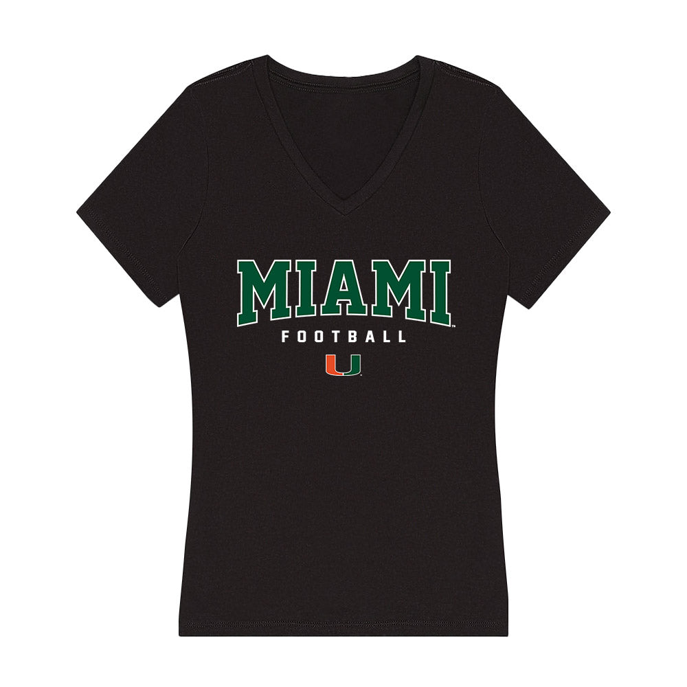 Miami - NCAA Football : Dylan Joyce - Women's V-Neck T-Shirt-0