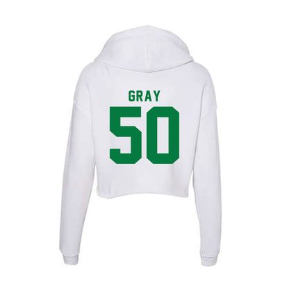 Oregon - NCAA Football : Tionne Gray - Women's Crop Fleece Hoodie-1